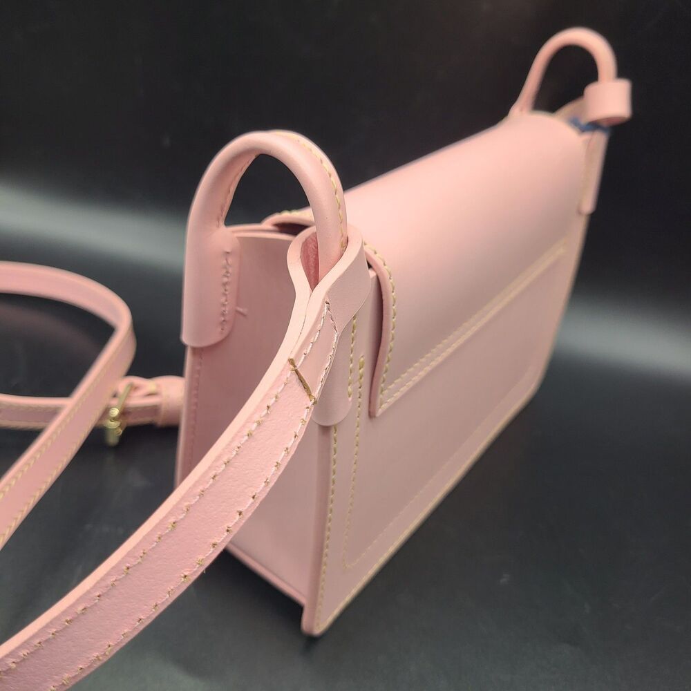 Disney Parks Dooney & Burke bag purse crossbody Pink Leather Minnie Mouse new - Picture 6 of 11